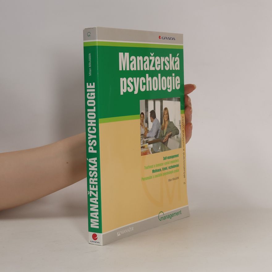 Milan Mikuláštík Manažerská psychologie