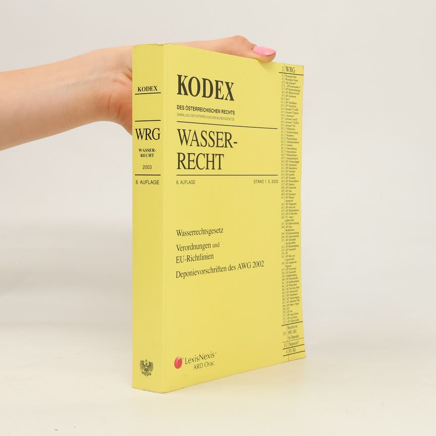 Kolektiv autorů Kodex. Wasserrecht