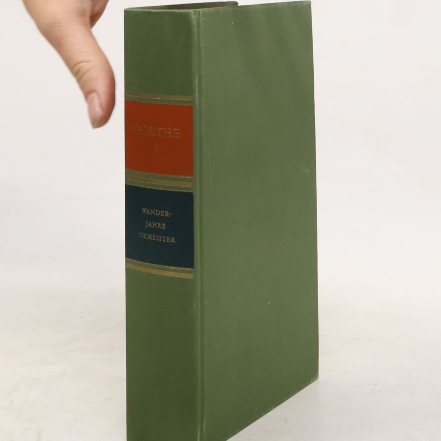 Johann Wolfgang von Goethe Gedenkausgabe der Werke, Briefe und Gespräche 8
