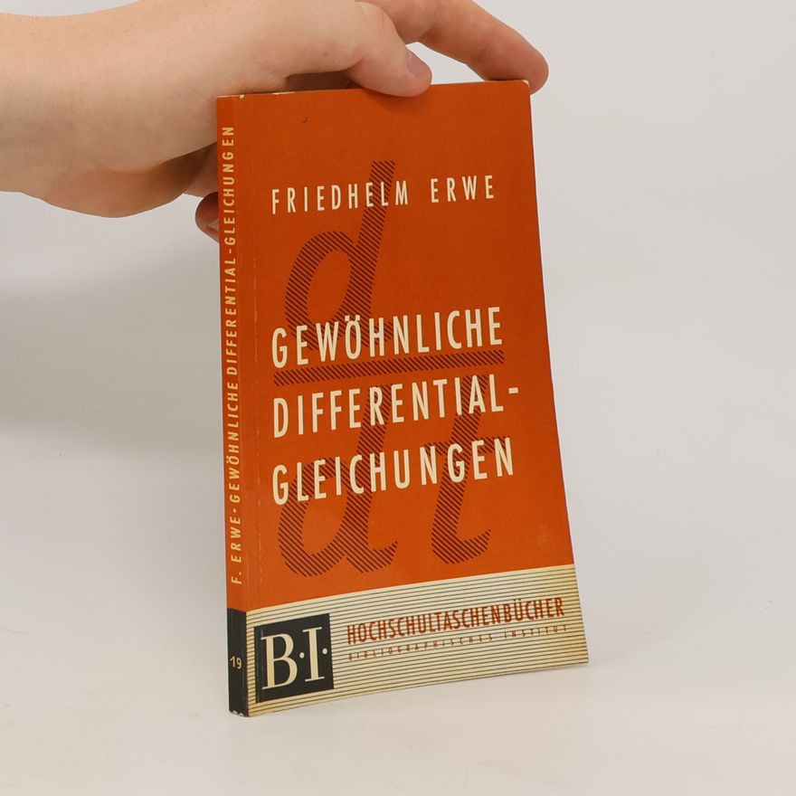 Friedhelm Erwe Gewöhnliche Differentialgleichungen