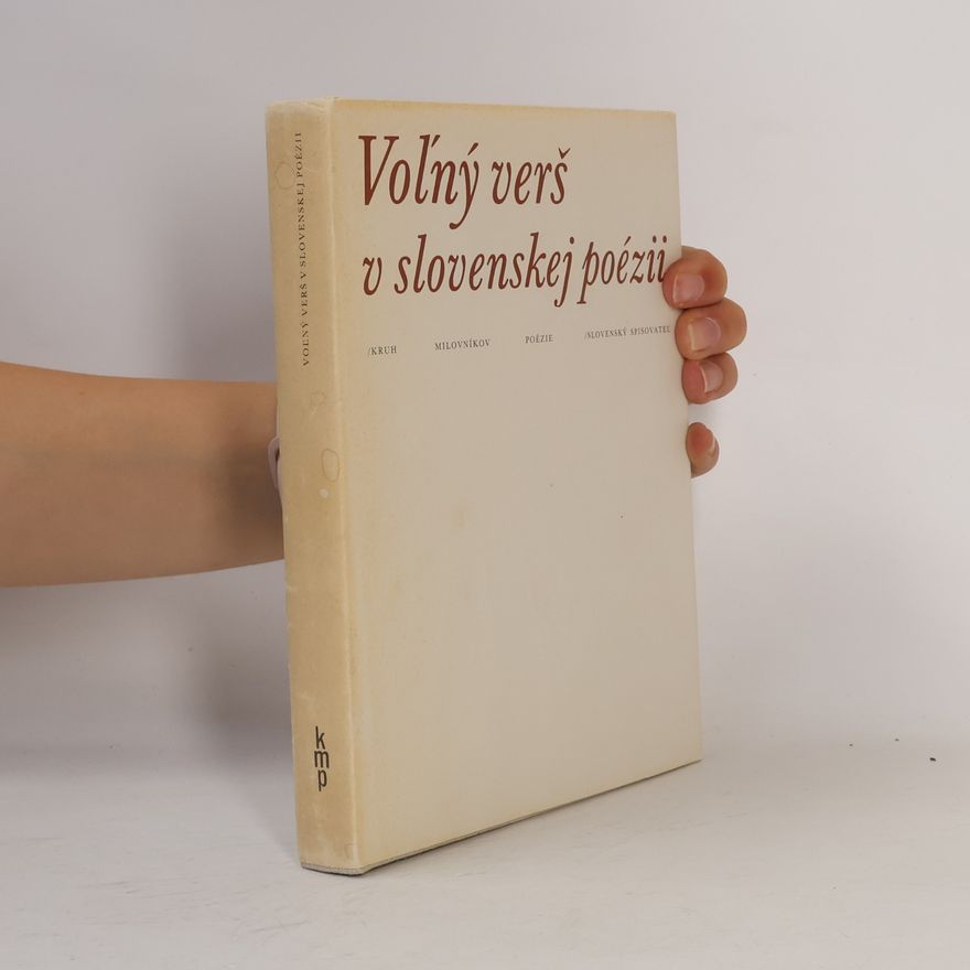 Kolektiv autorů Voľný verš v slovenskej poézii