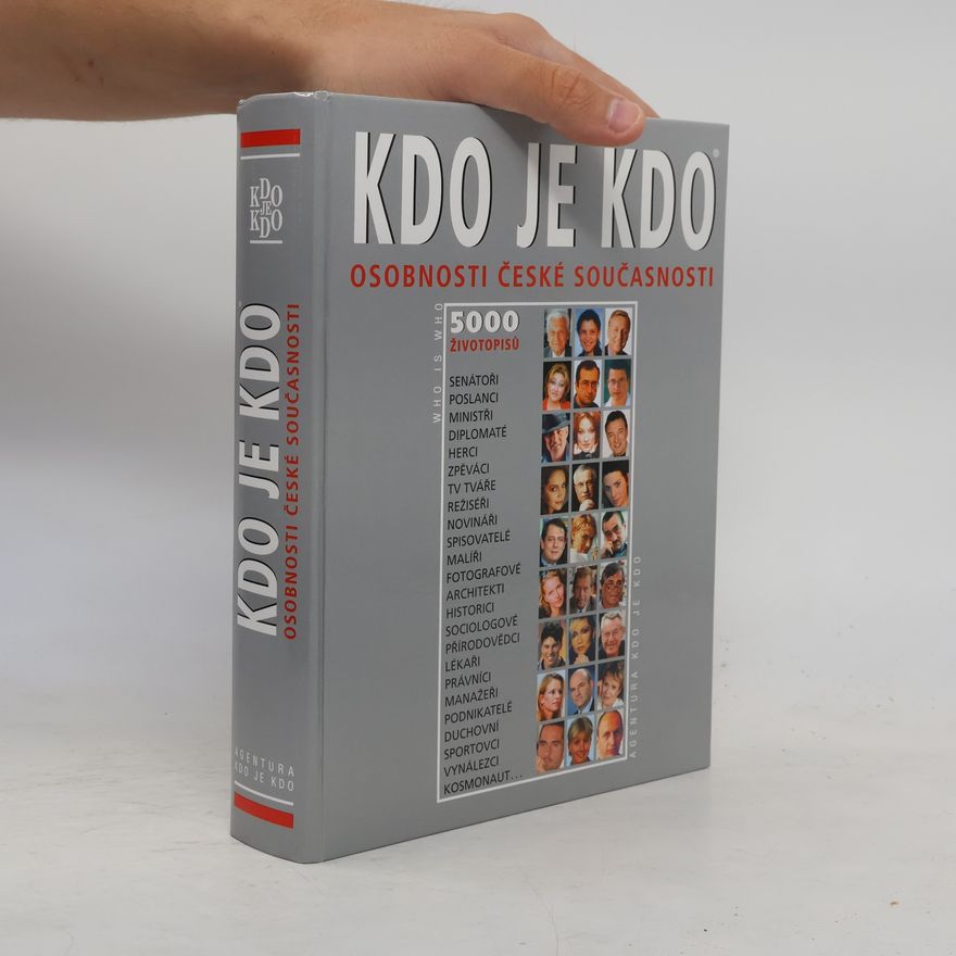 Michael Třeštík Kdo je kdo = Who is who. Ssobnosti české současnosti. 5000 životopisů