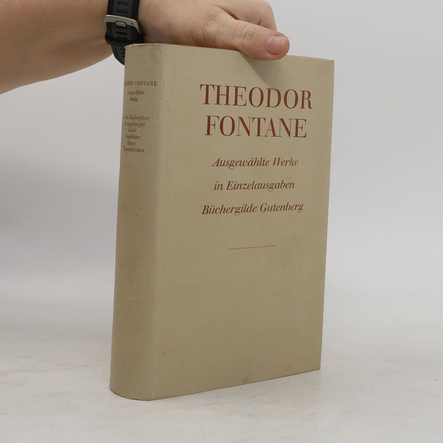 Theodor Fontane Ausgewählte Werke in Einzelausgaben Buchergilde Gutenberg