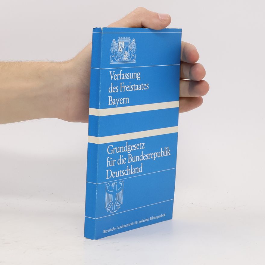 Autorenkollektiv Verfassung des Freistaates Bayern