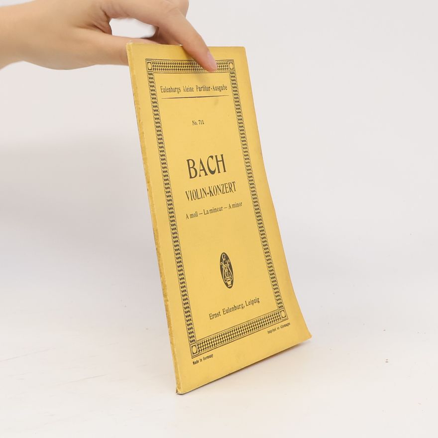 Johann Sebastian Bach Konzert A moll
