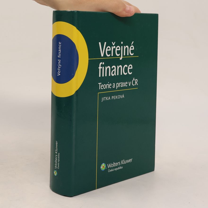Jitka Peková Veřejné finance