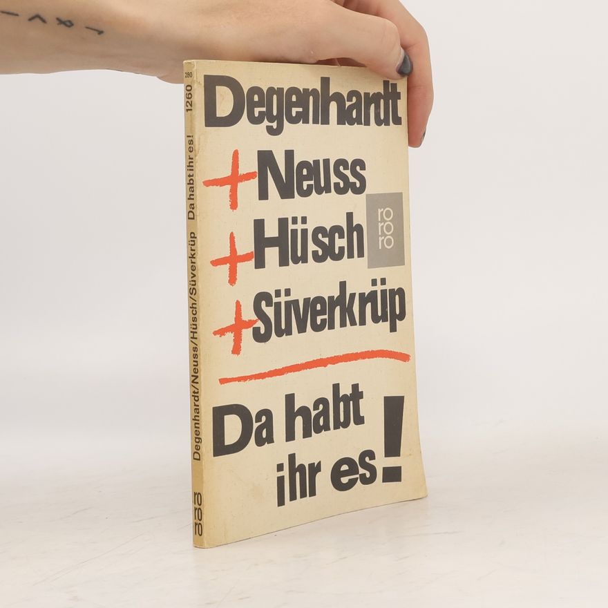 Franz Josef Degenhardt Da habt ihr es!