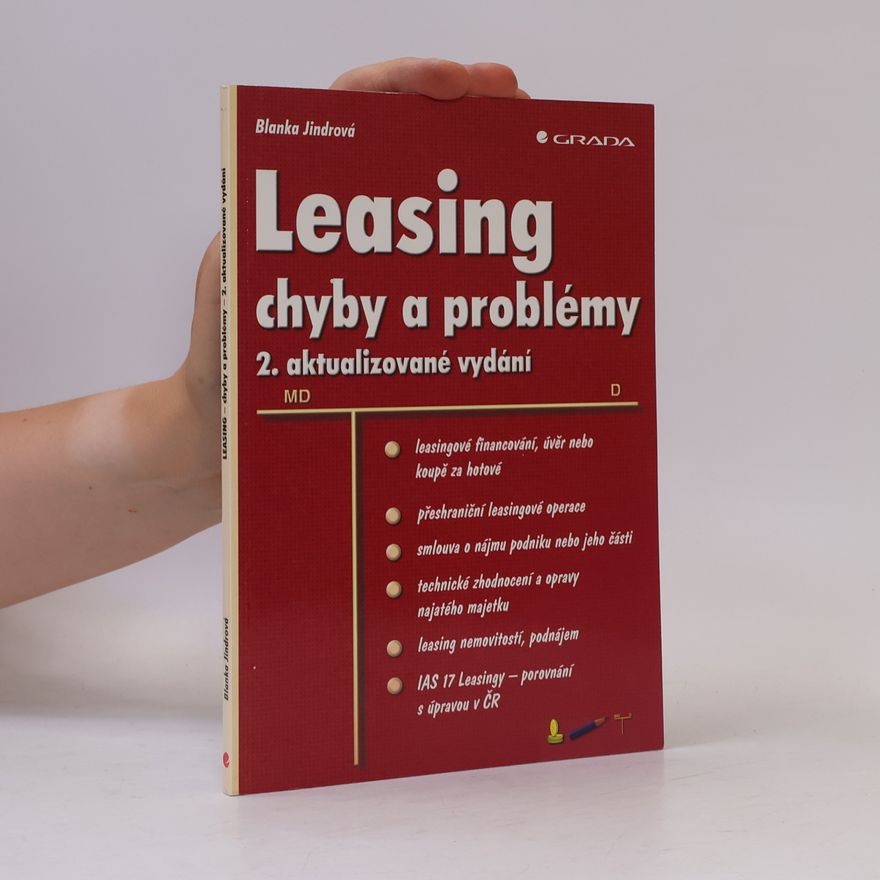 Blanka Jindrová Leasing - chyby a problémy