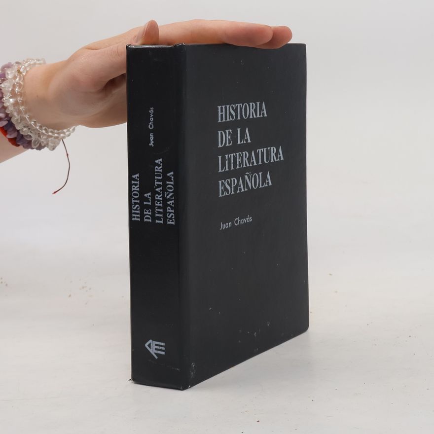 Juan Chavás Historia de la literatura española