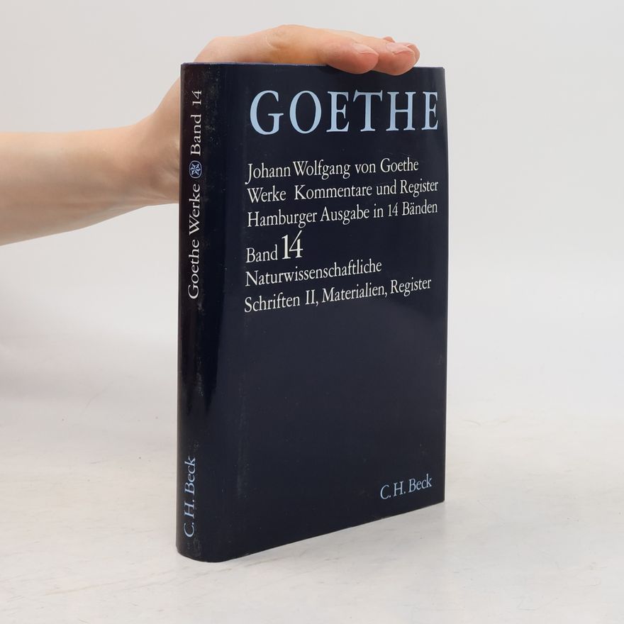 Johann Wolfgang von Goethe Naturwissenschaftliche Schriften. Tl.2