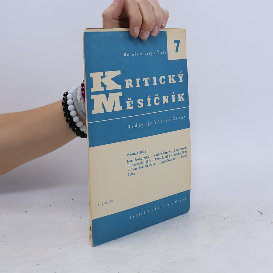 Václav Černý Kritický měsíčník 7