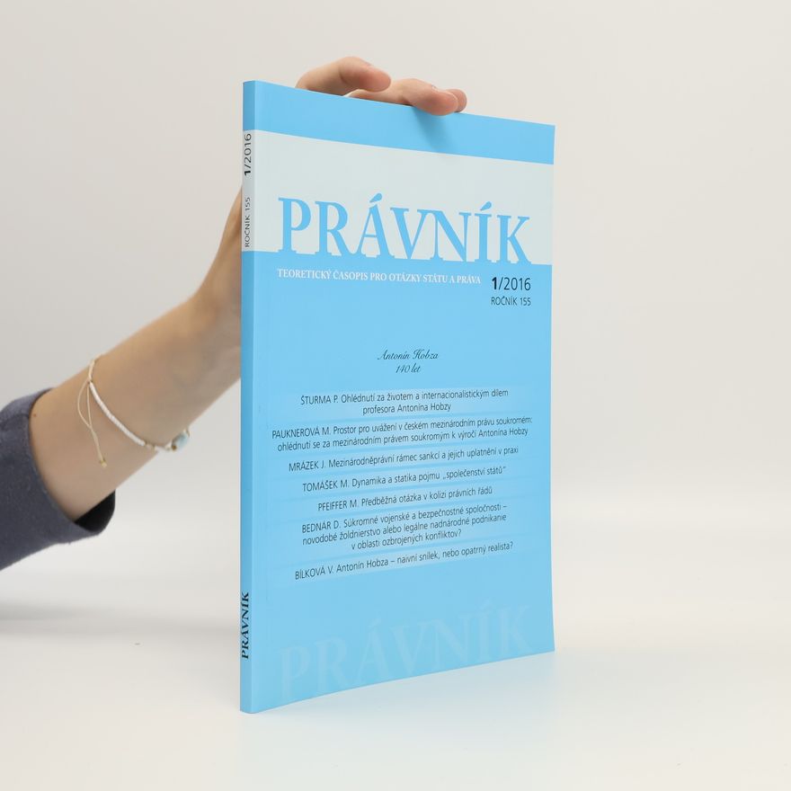 Kolektiv autorů Právník 1/2016