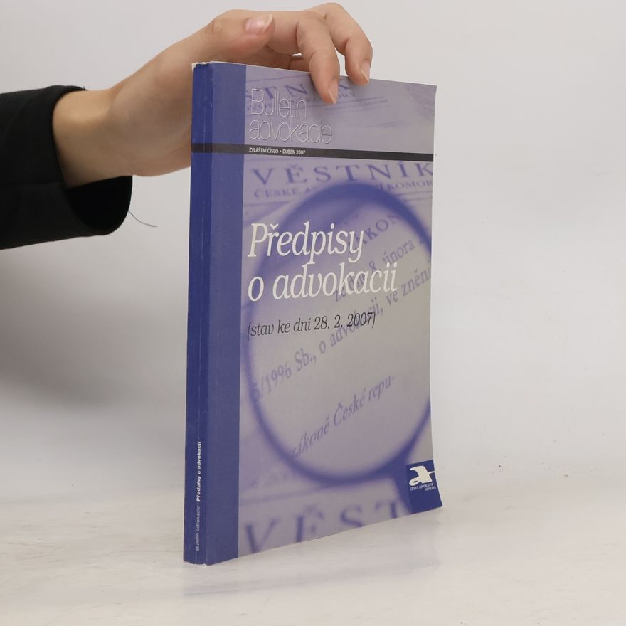 Autorenkollektiv Předpisy o advokacii