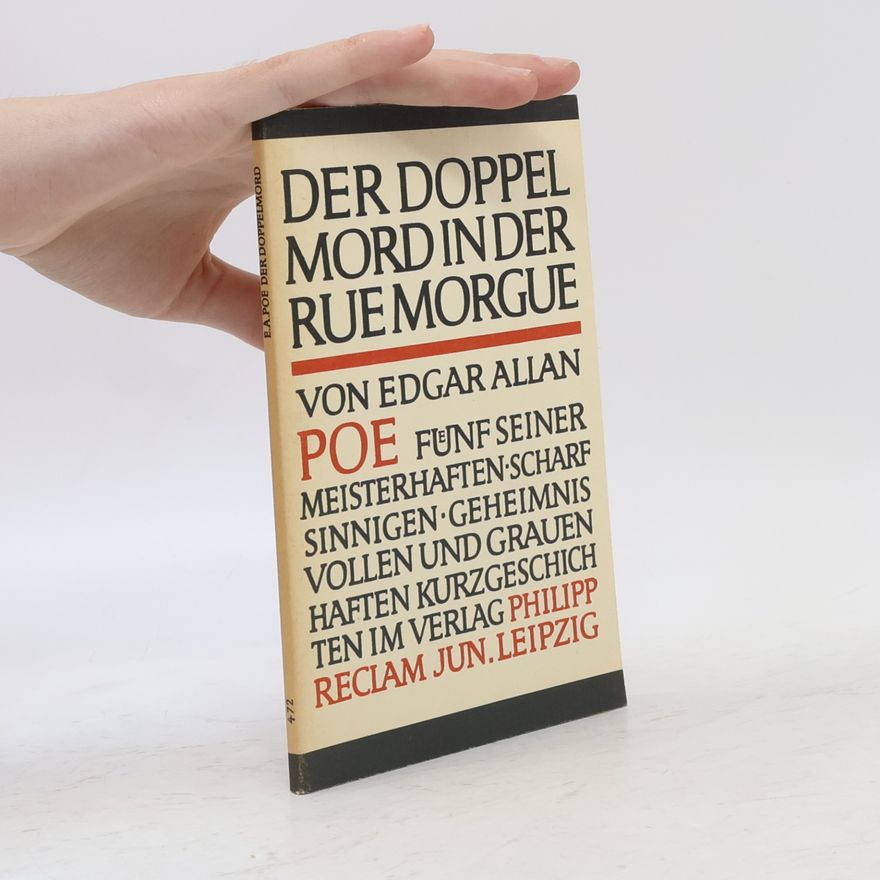 Edgar Allan Poe Der Doppelmord in der Rue Morgue