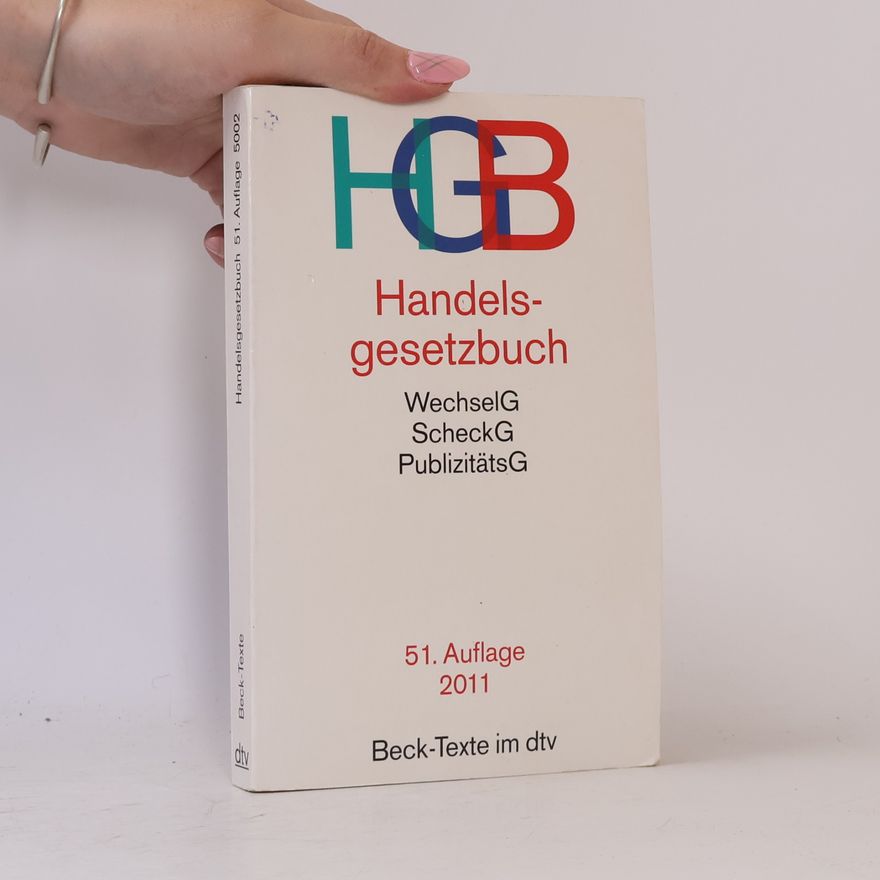 Klaus Hopt Handelsgesetzbuch