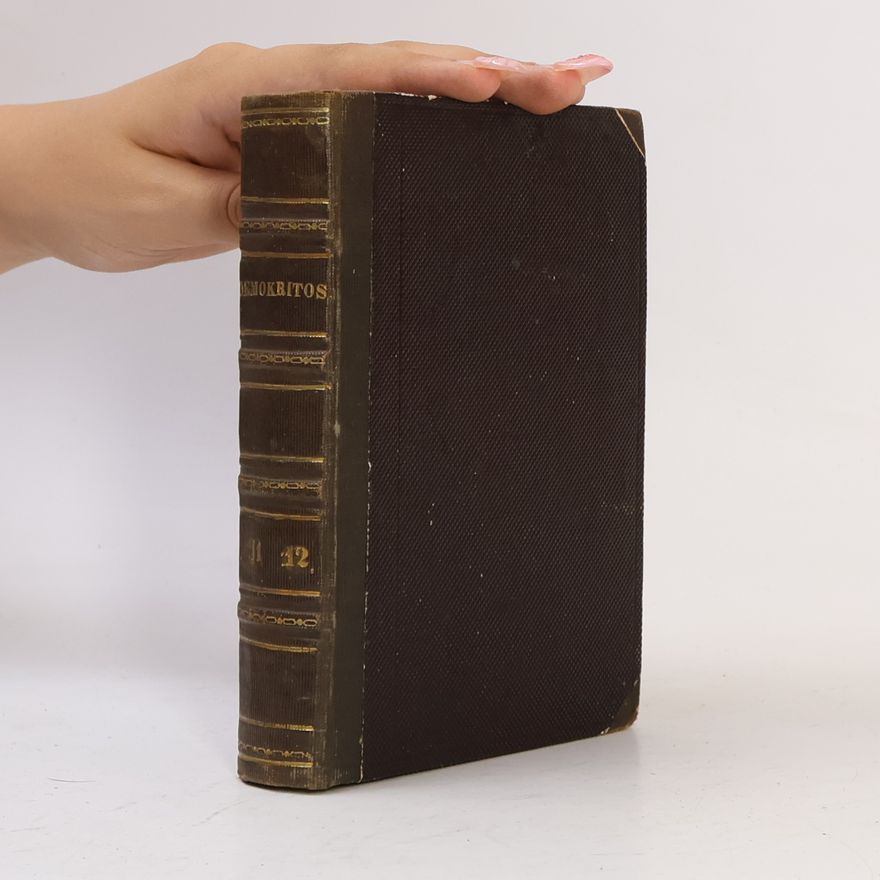 Karl Julius Weber Demokritos oder hinterlassene Papiere eines lachenden Philosophe 11-12