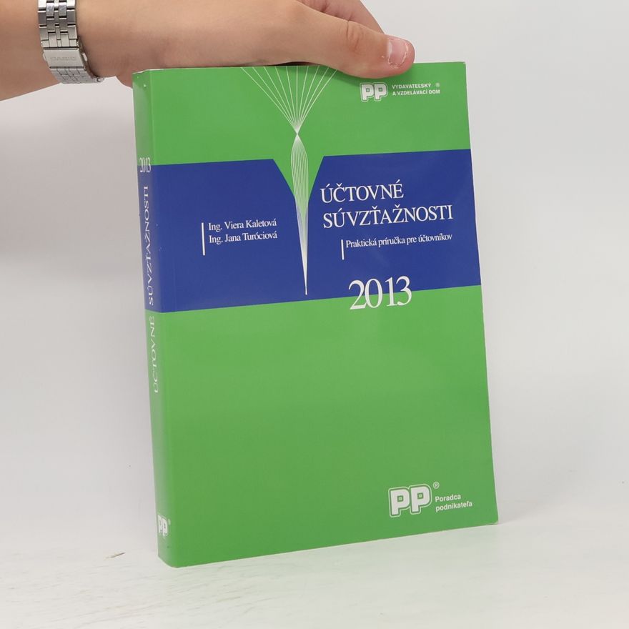 Jana Turóciová Účtovné sú vzťažnosti