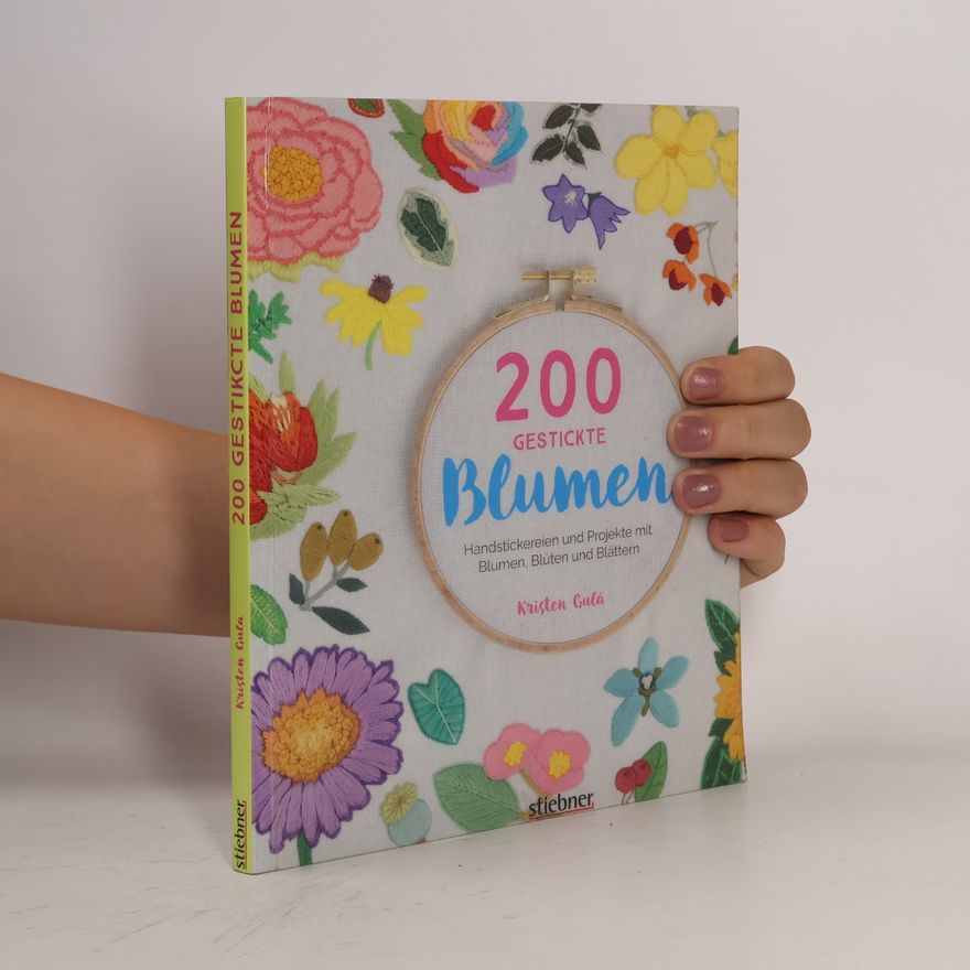 Kristen Gula 200 gestickte Blumen