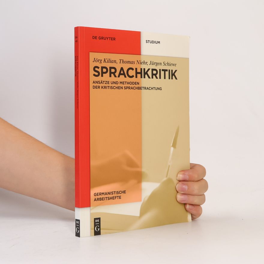 Jörg Kilian Sprachkritik