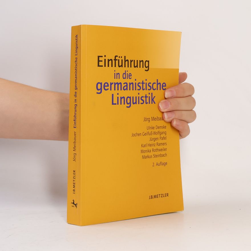 Jörg Meibauer Einführung in die germanistische Linguistik