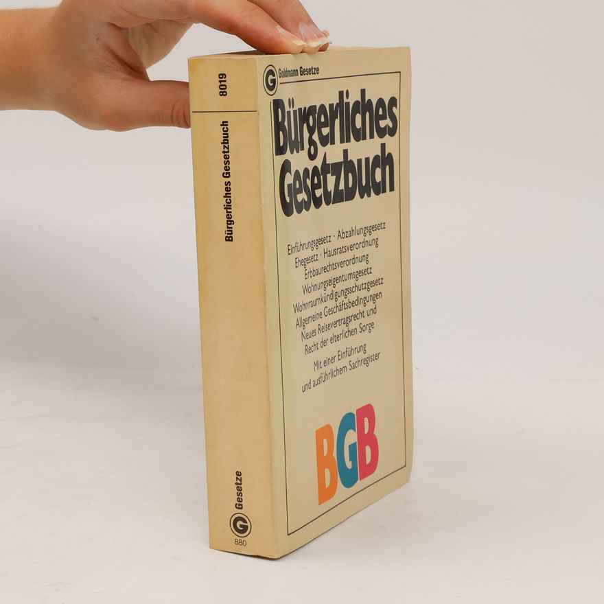 Hartwig von Westerholt Bürgerliches Gesetzbuch