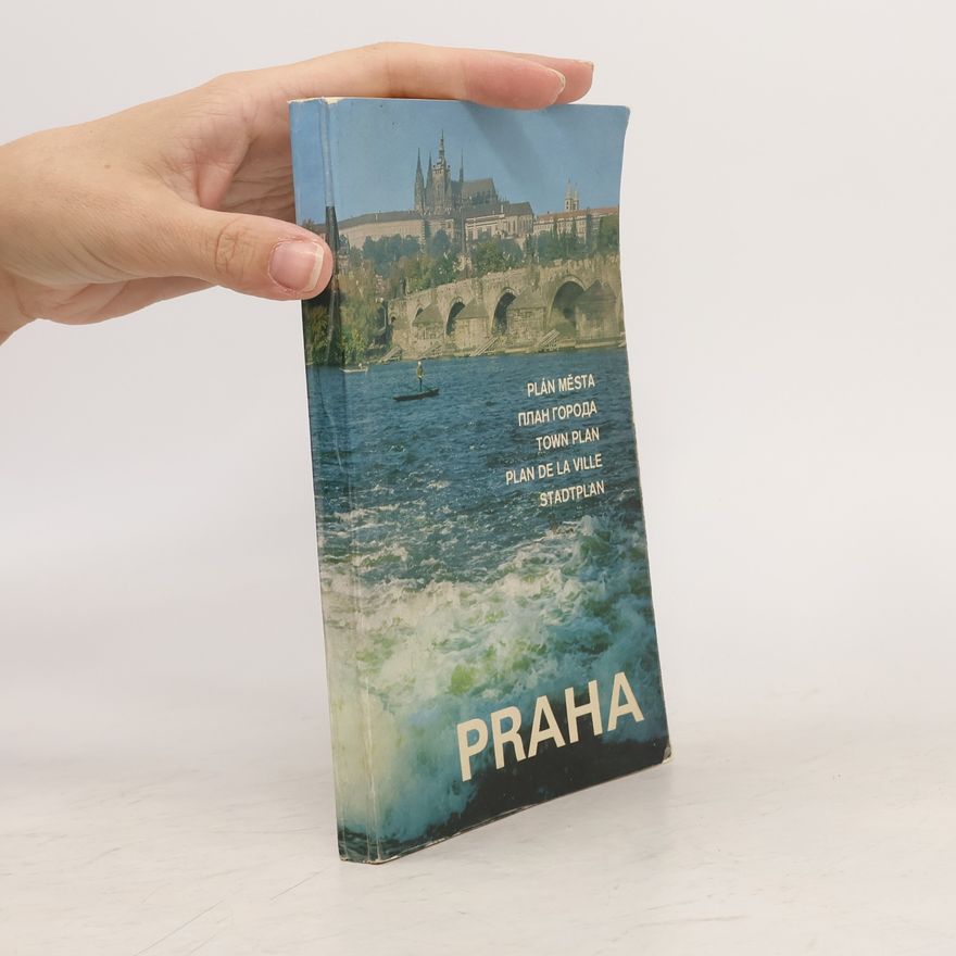 Jaroslav Vinař Praha - plán města, měřítko 1 : 20000