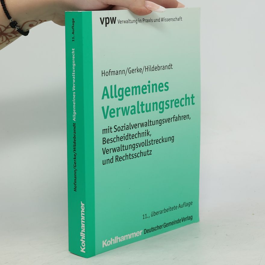 Harald Hofmann Allgemeines Verwaltungsrecht