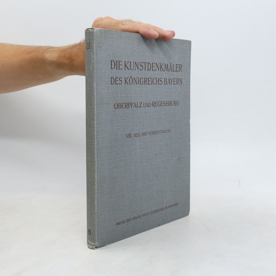 Georg Hager Die Kunstdenkmäler von Oberpfalz & Regensburg VIII.