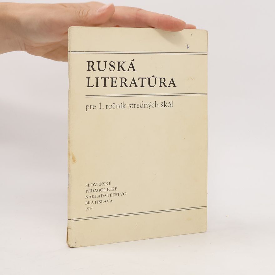 Autorenkollektiv Ruská literatúra