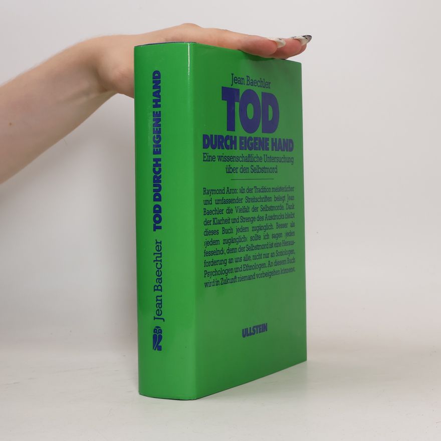Jean Baechler Tod durch eigene Hand
