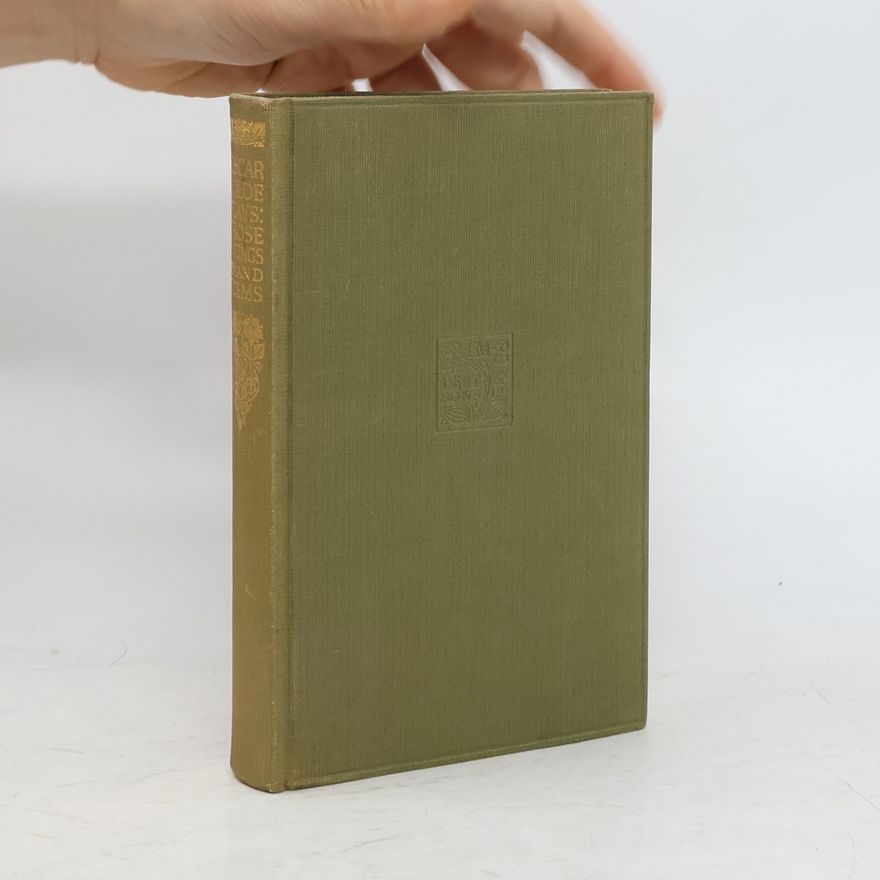 Oscar Wilde Plays, Prose Writings and Poems