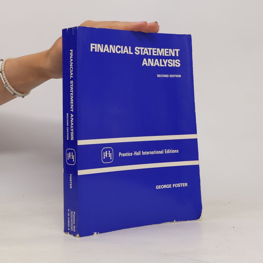 George Foster Financial statement analysis