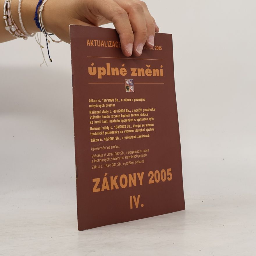 Soňa Handzová Aktualizace k zákonům IV/2005