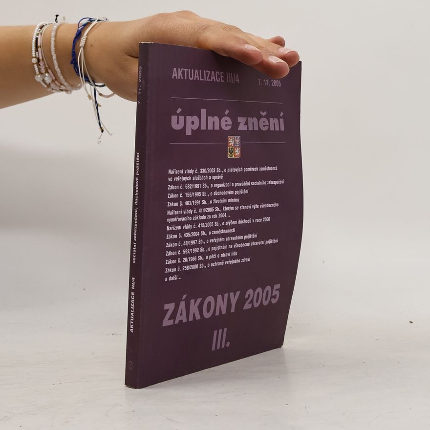 Various authors Zákony 2005 III/4