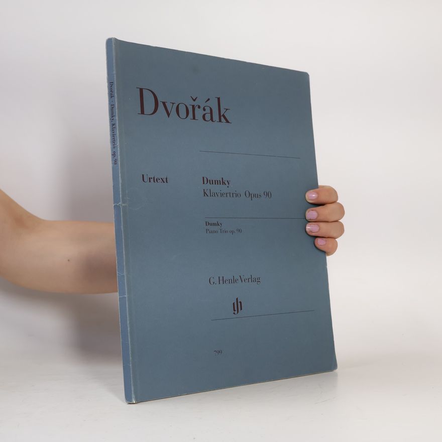 Antonín Dvořák Dumky Trio Avec Piano Op. 90 - Urtext