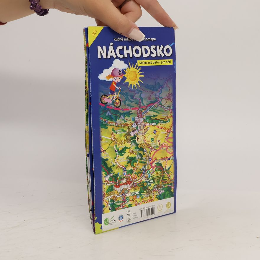 s.r.o. CBS spol Ručně malovaná cyklomapa Náchodsko