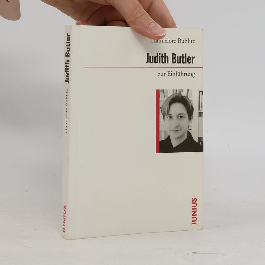 Hannelore Bublitz Judith Butler zur Einführung