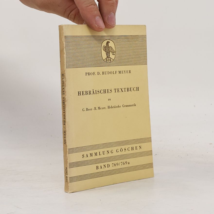Georg Beer Hebräisches Textbuch
