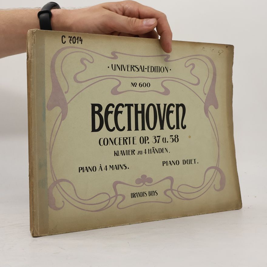 Ludwig van Beethoven Beethoven: Concerte Op. 37 u. 58 (Klavier zu 4 Händen)