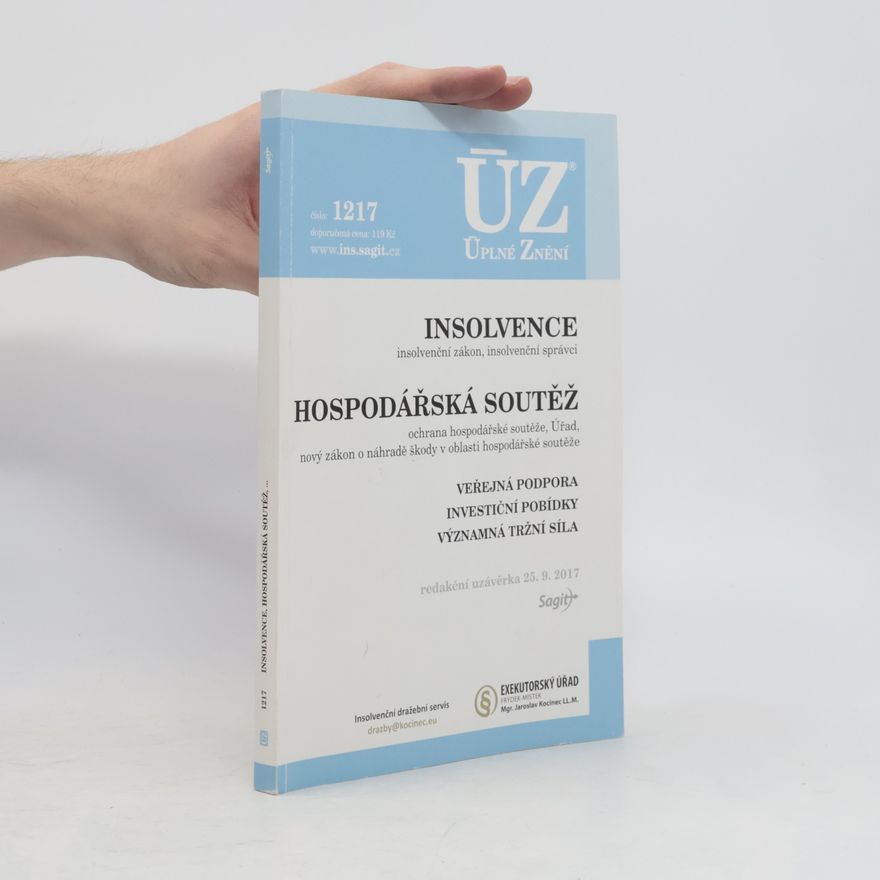 Various authors Insolvence. Hospodářská soutěž