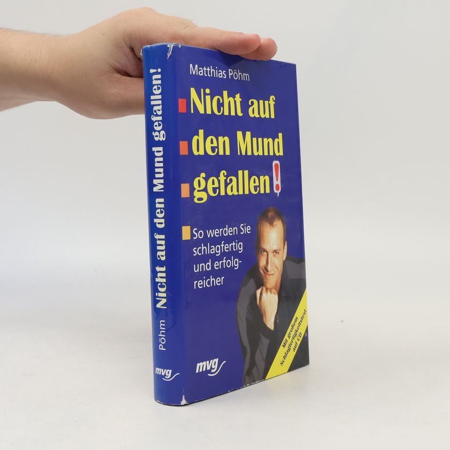 Matthias Pöhm Nicht auf den Mund gefallen