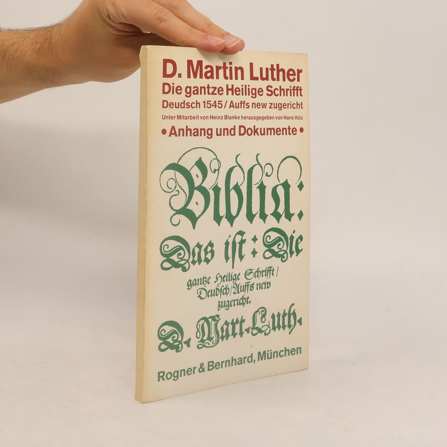 Martin Luther Die gantze Heilige Schrifft Deudsch 1545 II
