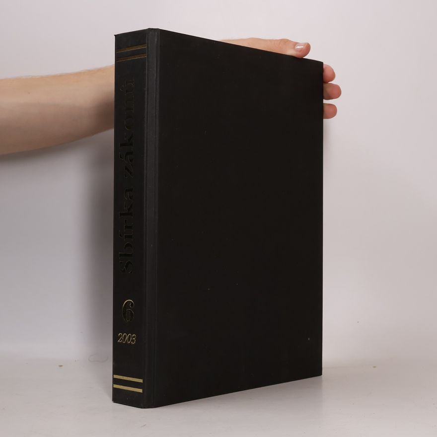 Autorenkollektiv Sbírka zákonů 6/2003