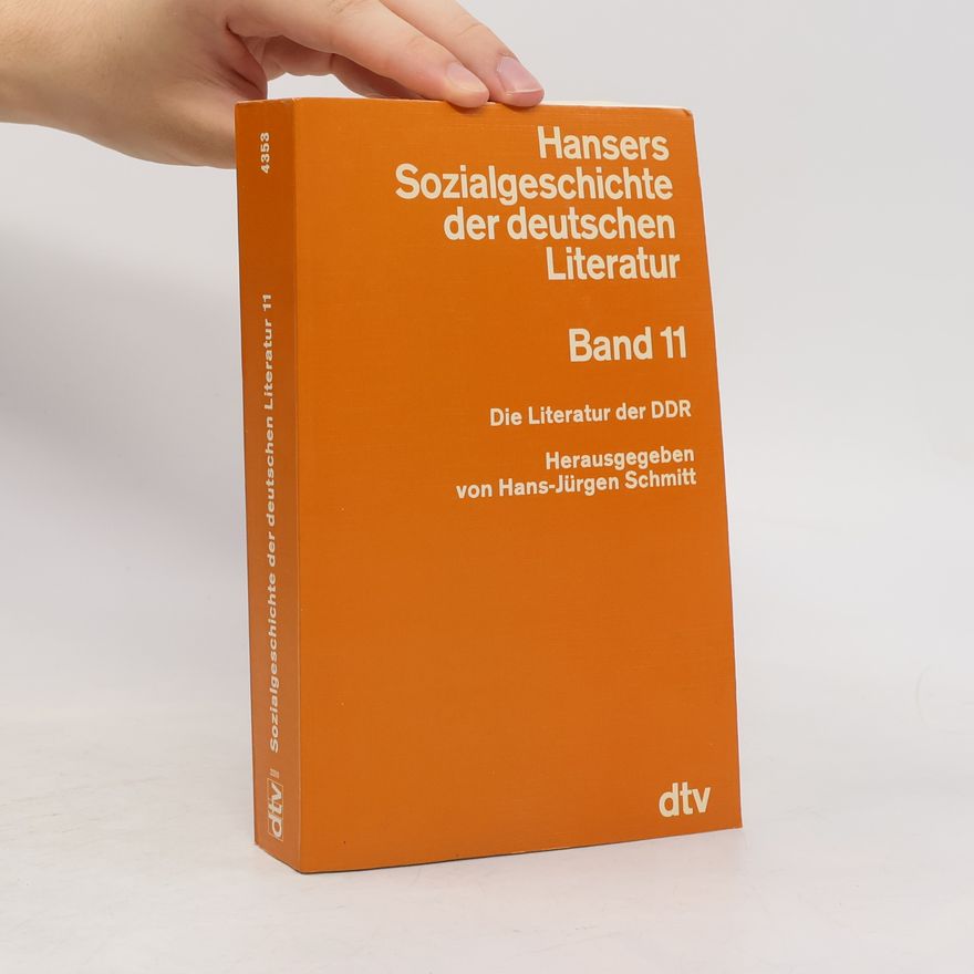 Hans-Jürgen Schmitt Hansers Sozialgeschichte der deutschen Literatur vom 16. Jahrhundert bis zur Gegenwart
