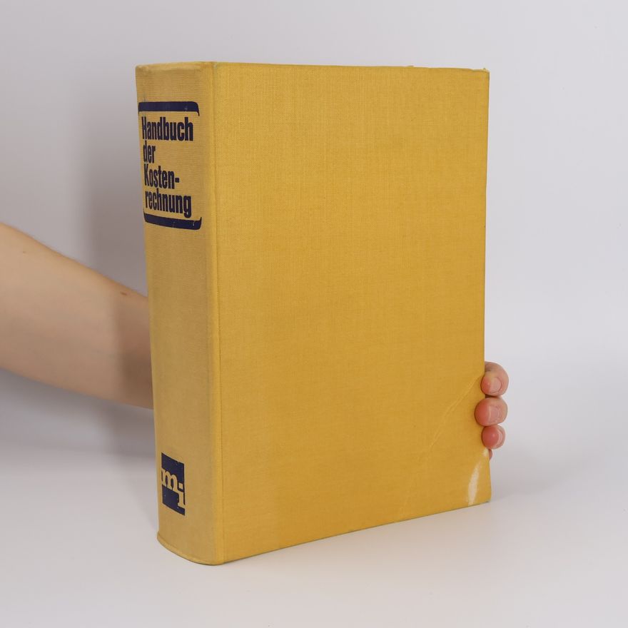 Robert Bobsin Handbuch der Kostenrechnung
