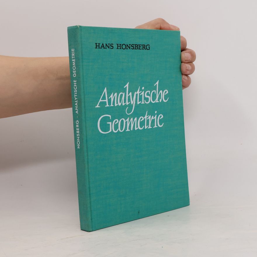 Hans Honsberg Analytische Geometrie