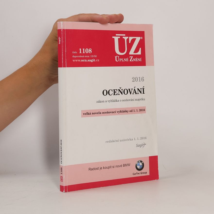 Various authors ÚZ č. 1108 - Oceňování majetku 2016