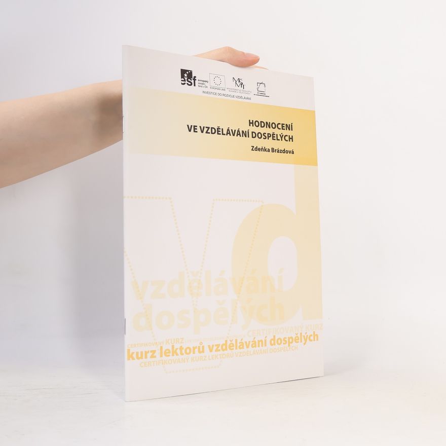 Zdeňka Brázdová Hodnocení ve vzdělávání dospělých