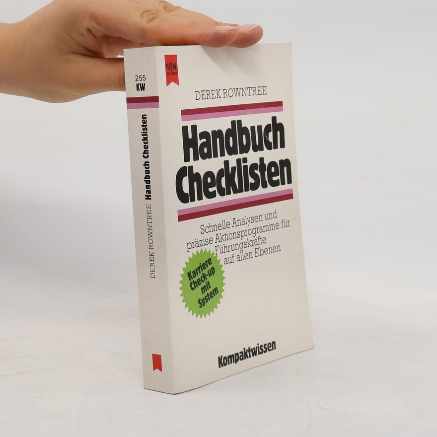 Derek Rowntree Handbuch Checklisten