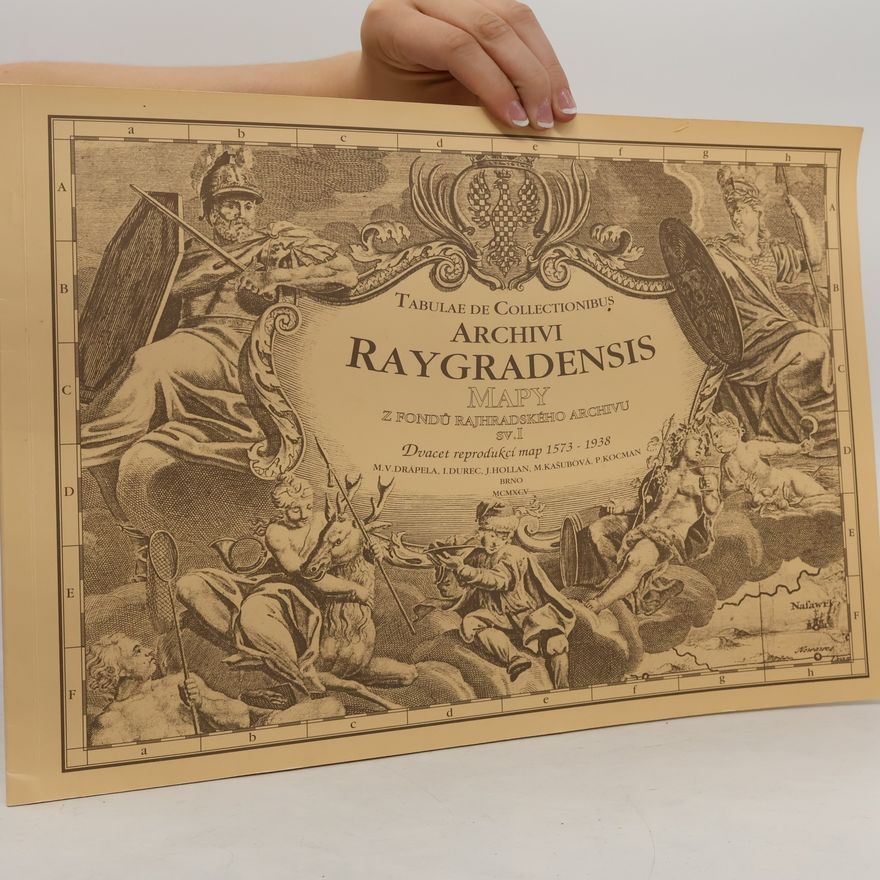 Milan Václav Drápela Tabulae de Collectionibus Archivi Raygradensis/Mapy z fondů rajhradského archivu